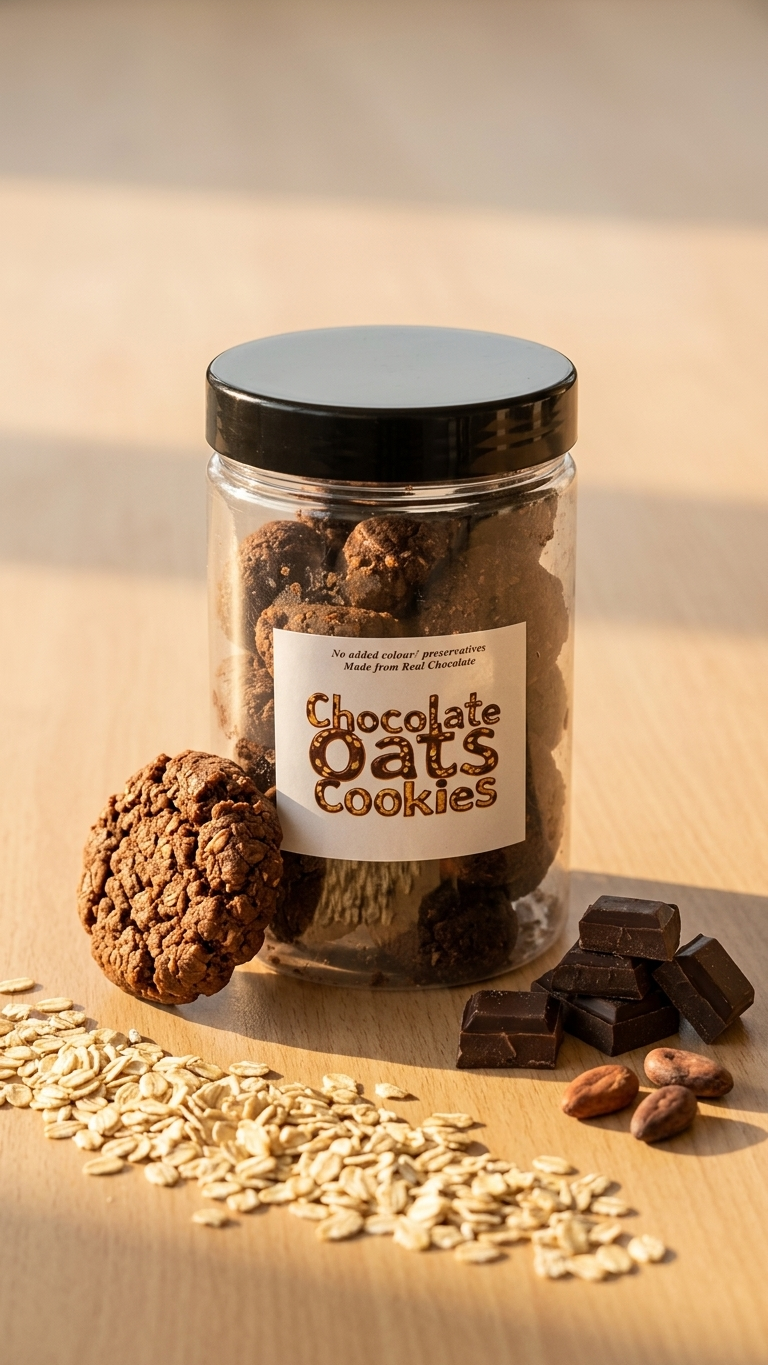 Oats Chocolate Cookies
