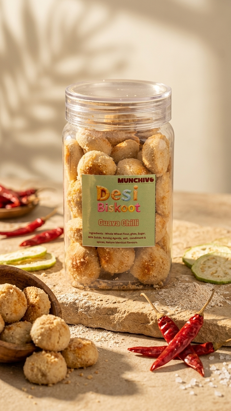 Desi Biskoot Guava Chiili