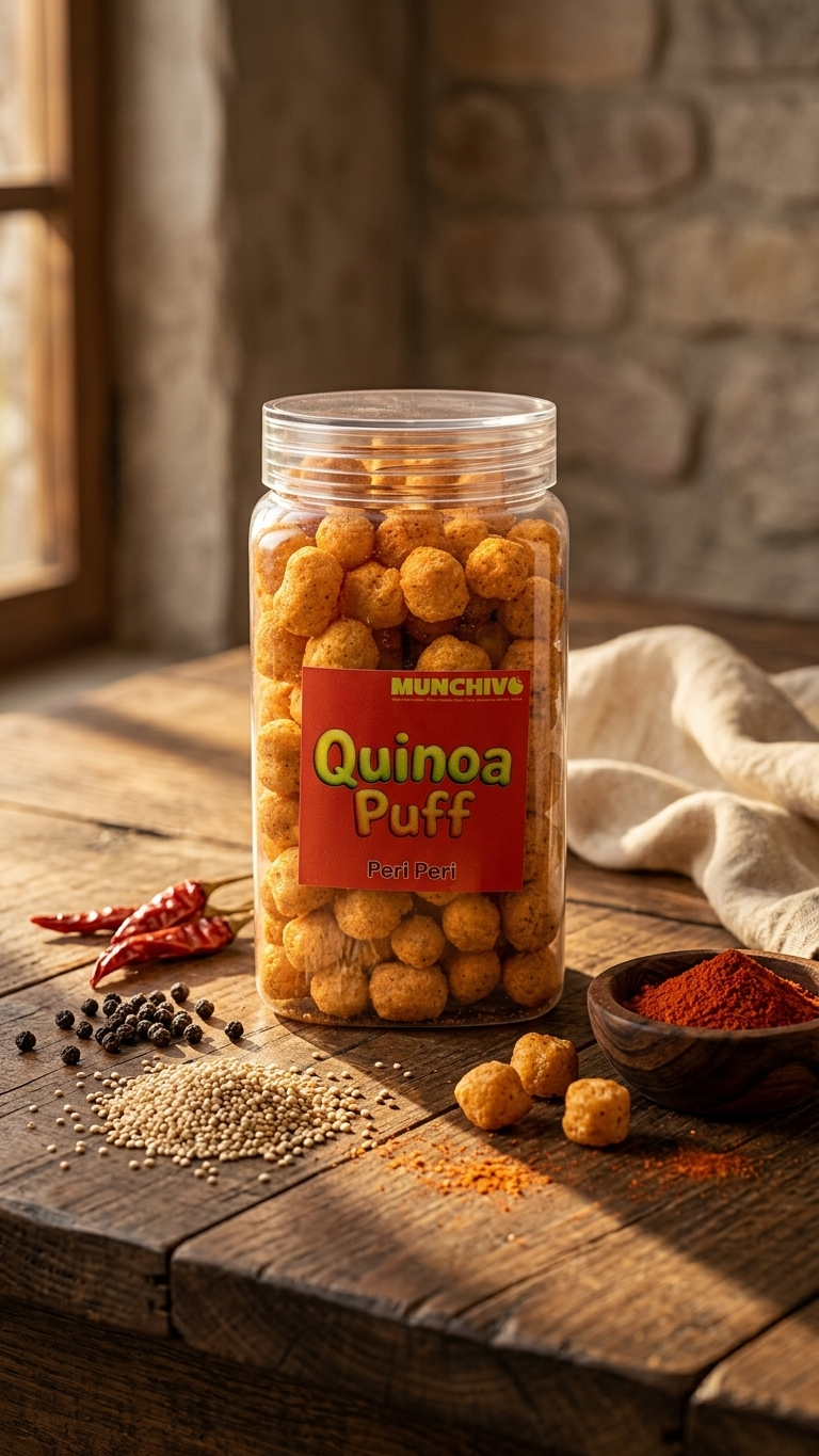 Quinoa Puff Peri Peri