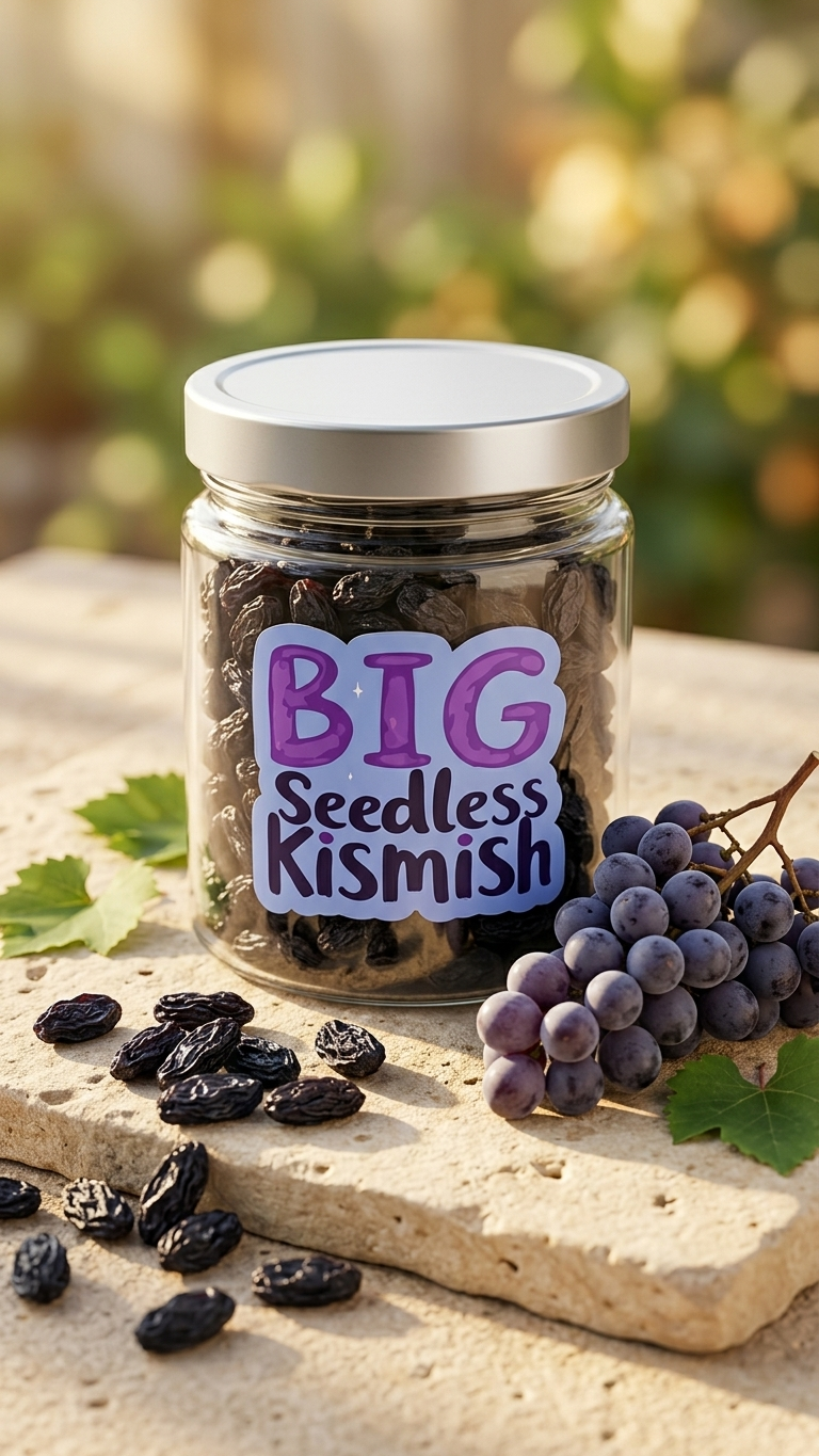 Black Kishmish Seedless (Premium King Size)