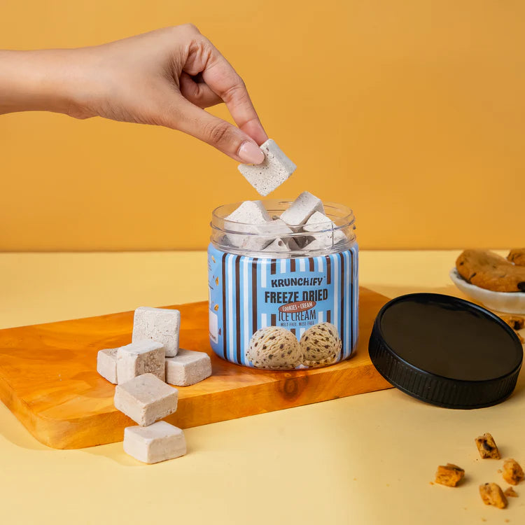 Krunchify Freeze Dried Choco Chips Ice Cream image 2