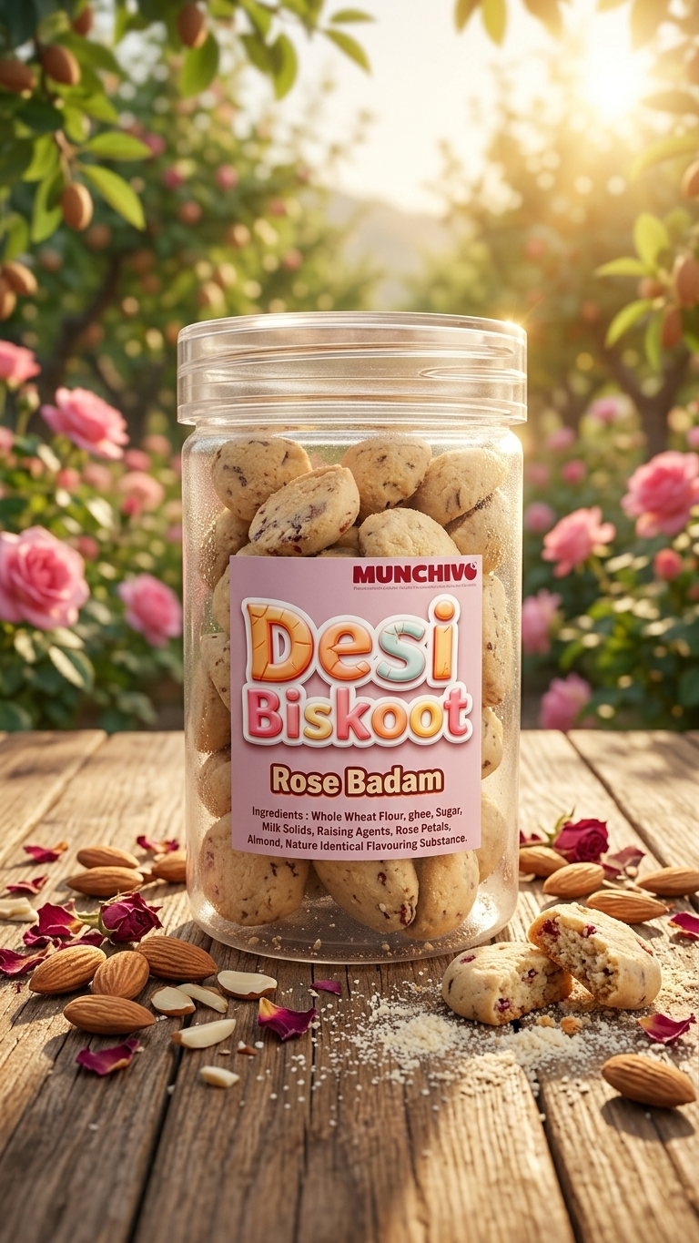 Desi Biskoot Rose Badam