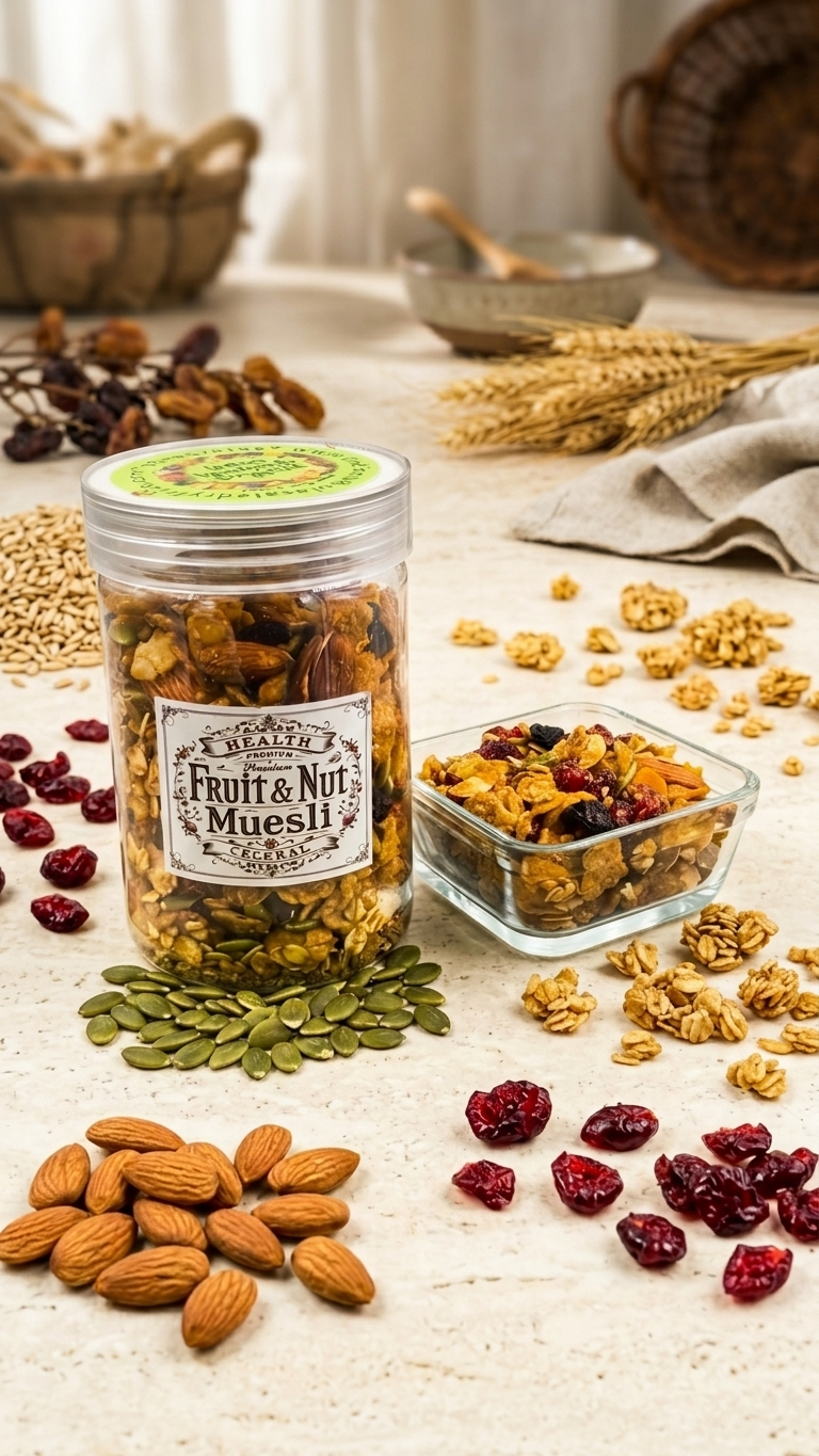 Fruit & Nut Muesli (No Added Processed Sugar)