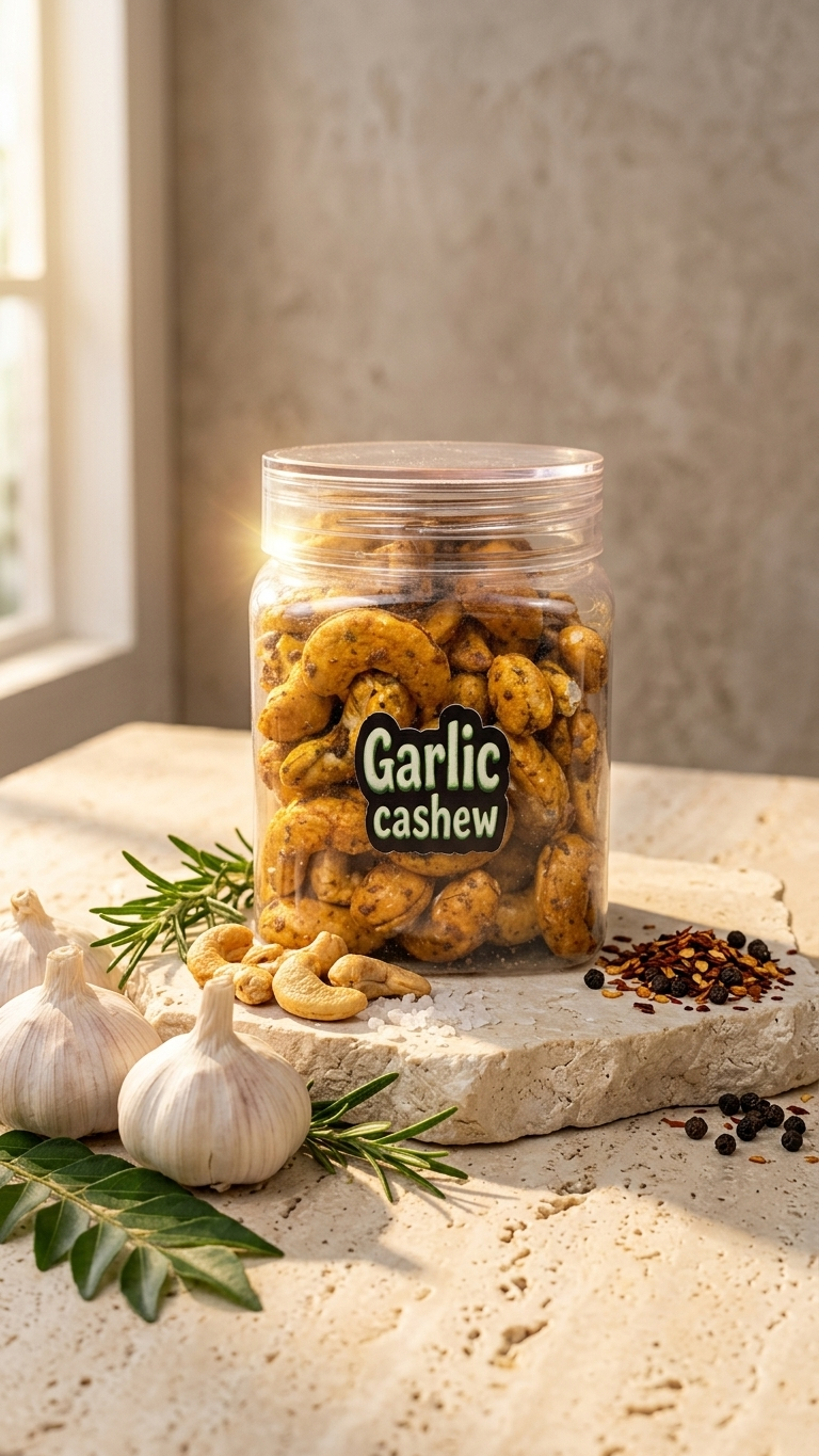 Cashew Flavoured  (Garlic)