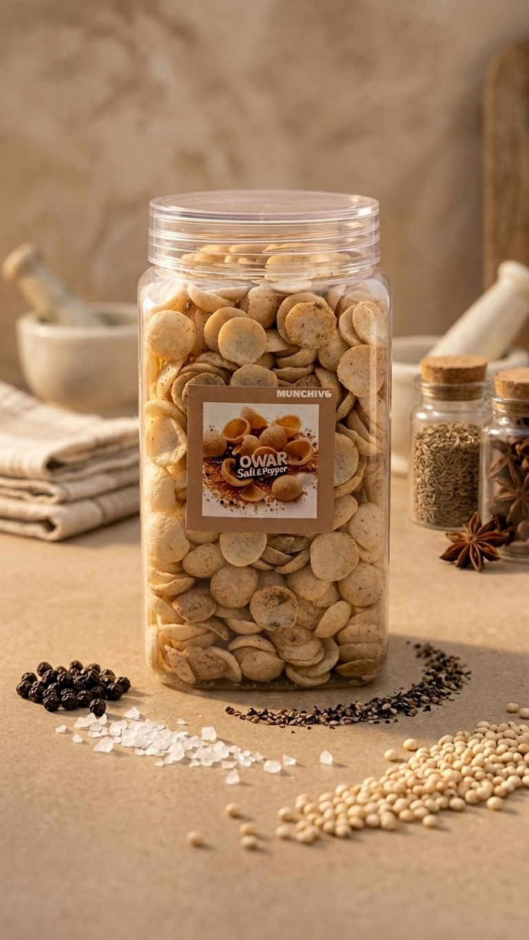 Healthy Jowar Shells Salt & Pepper (Jain Friendly) No Onion No Garlic