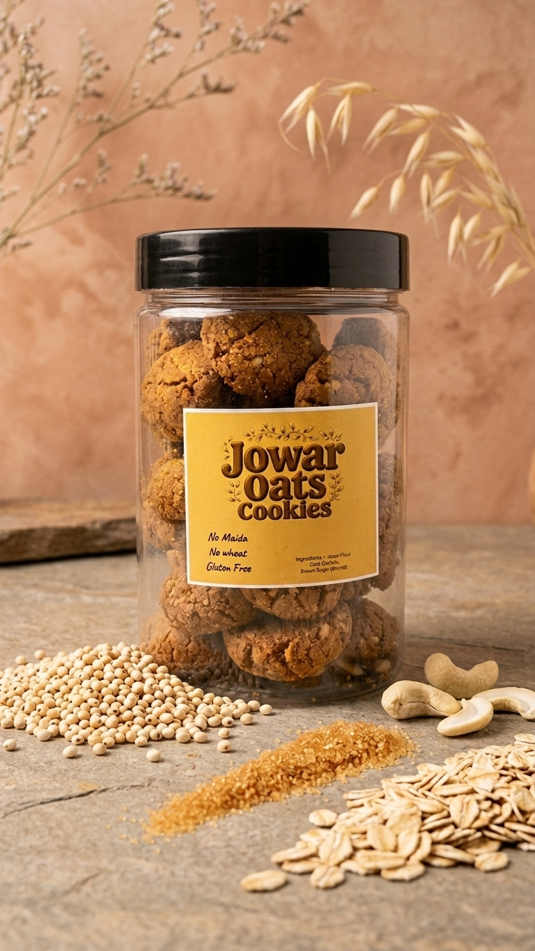 Jowari Oats Cookies