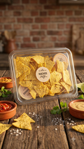 Salted Nachos Chips With Cheese & Mayo Dip  (Jain Friendly) No Onion No Garlic