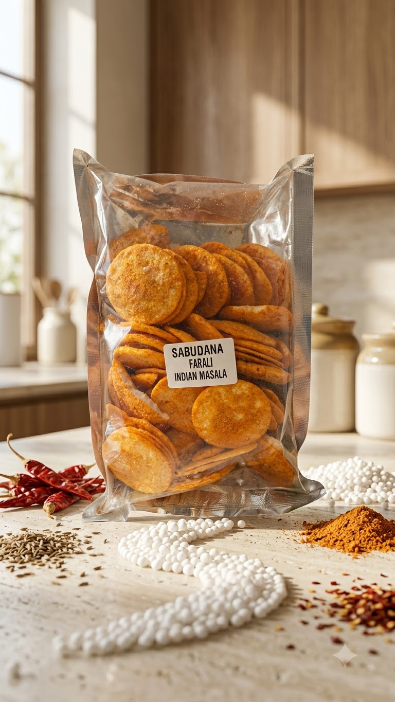 Pop Chips Sabudana Farali Indian Masala