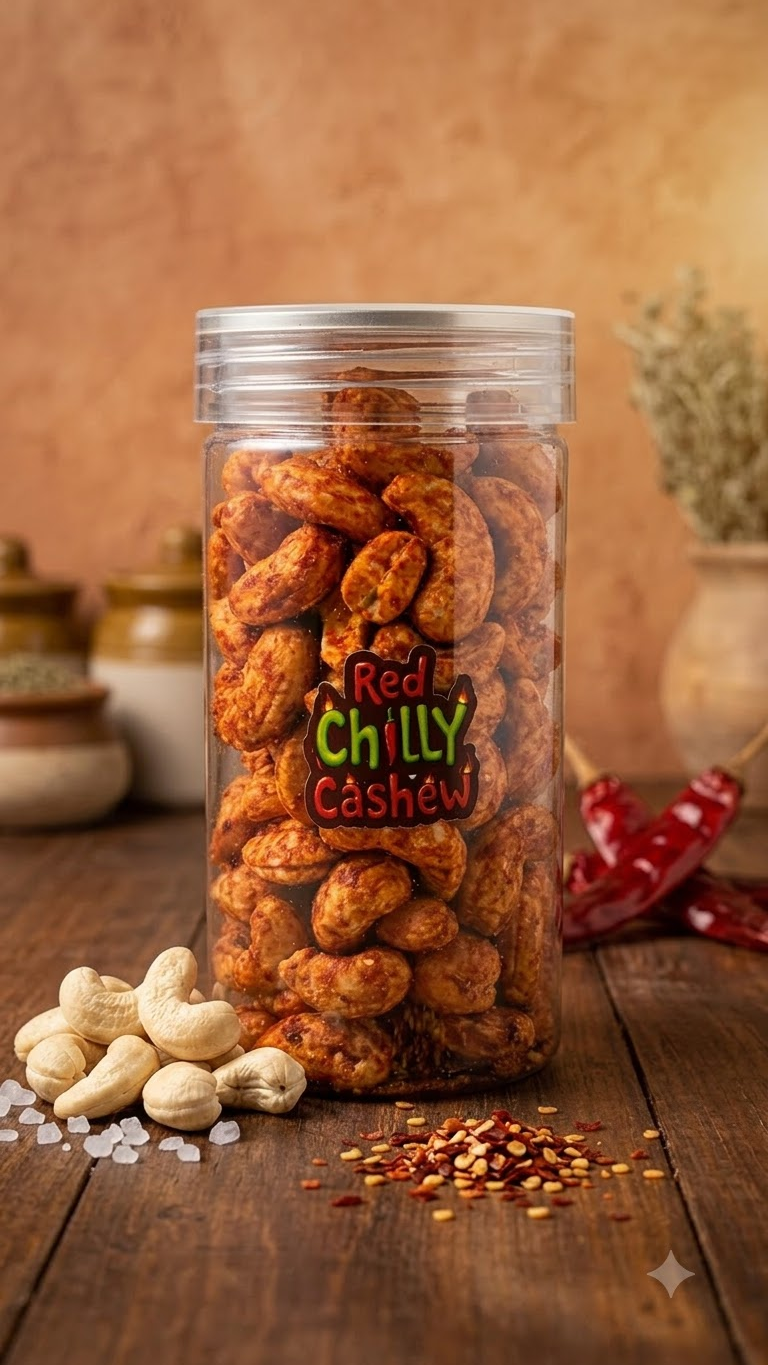 Cashew Flavoured W320 (Red Chilly)