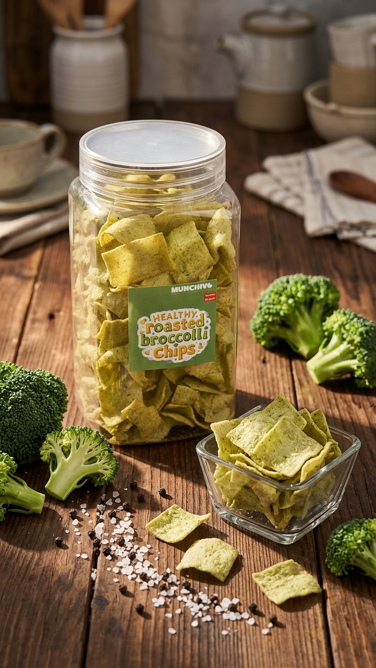 Roasted Brocolli Chips (Jain Friendly) No Onion No Garlic